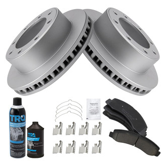 TRQ® - Front Disc Brake Kit with Ceramic Pads