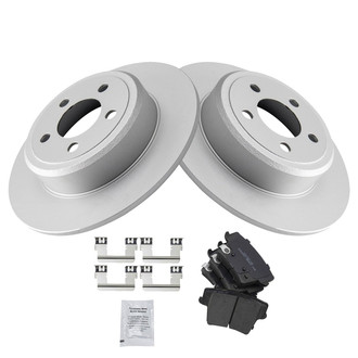 TRQ® - Rear Disc Brake Kit with Ceramic Pads