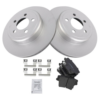 TRQ® - Rear Disc Brake Kit with Ceramic Pads