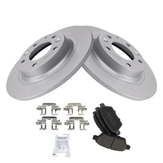 TRQ® - Rear Disc Brake Kit with Ceramic Pads