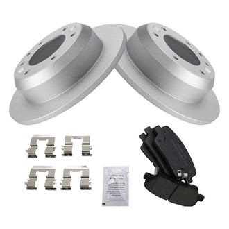 TRQ® - Rear Disc Brake Kit with Ceramic Pads