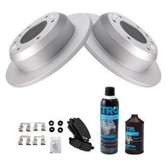 TRQ® - Rear Disc Brake Kit with Ceramic Pads