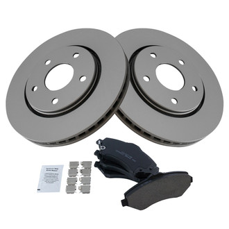 TRQ® - Front Disc Brake Kit with Ceramic Pads
