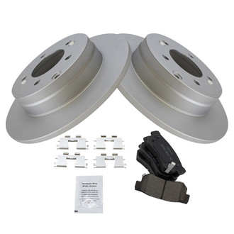 TRQ® - Rear Disc Brake Kit with Ceramic Pads