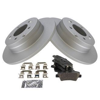TRQ® - Rear Disc Brake Kit with Ceramic Pads