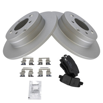 TRQ® - Rear Disc Brake Kit with Ceramic Pads