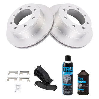 TRQ® - Rear Disc Brake Kit with Ceramic Pads