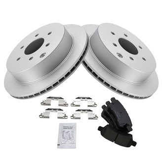 TRQ® - Rear Disc Brake Kit with Ceramic Pads