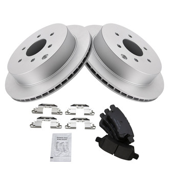 TRQ® - Rear Disc Brake Kit with Ceramic Pads