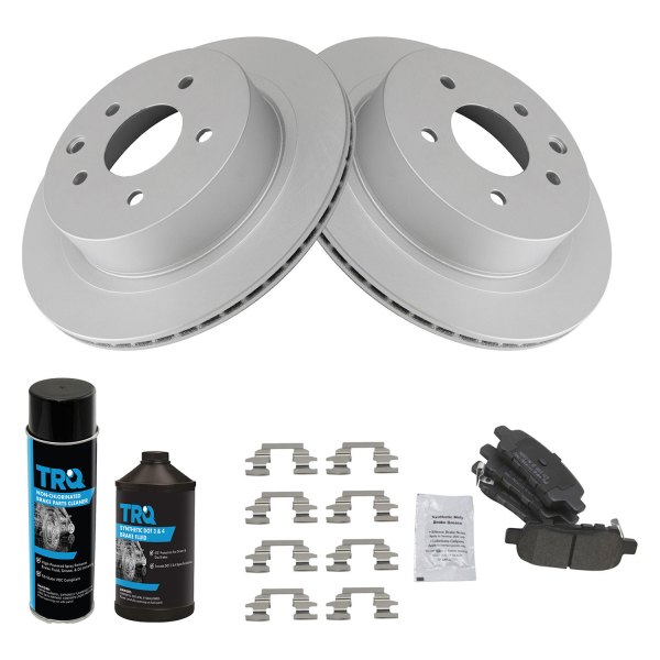 TRQ® - Rear Disc Brake Kit with Semi-Metallic Pads