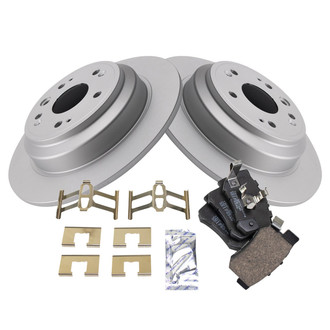 TRQ® - Rear Disc Brake Kit with Ceramic Pads