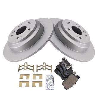 TRQ® - Rear Disc Brake Kit with Ceramic Pads