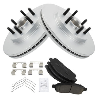 TRQ® - Front Disc Brake Kit with Ceramic Pads