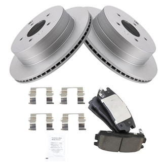 TRQ® - Rear Disc Brake Kit with Ceramic Pads