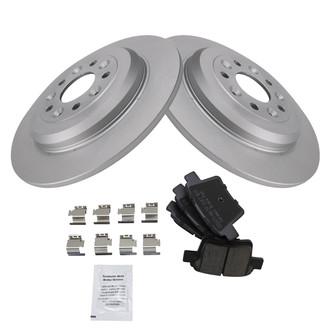 TRQ® - Rear Disc Brake Kit with Ceramic Pads