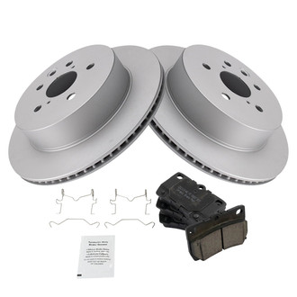 TRQ® - Rear Disc Brake Kit with Ceramic Pads