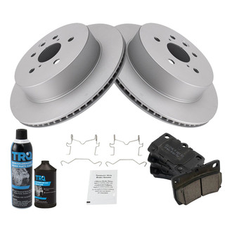 TRQ® - Rear Disc Brake Kit with Ceramic Pads