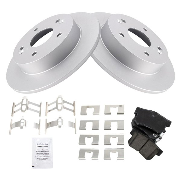 TRQ® - Rear Disc Brake Kit with Ceramic Pads