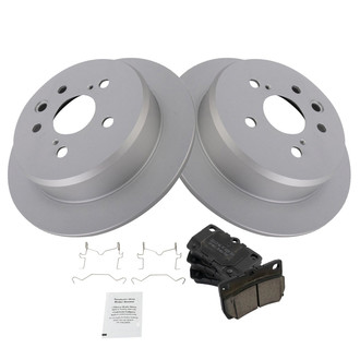 TRQ® - Rear Disc Brake Kit with Ceramic Pads