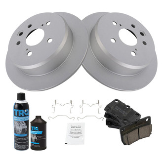 TRQ® - Rear Disc Brake Kit with Ceramic Pads