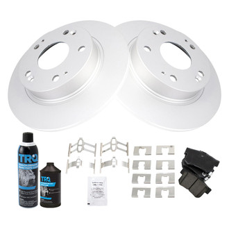 TRQ® - Rear Disc Brake Kit with Ceramic Pads