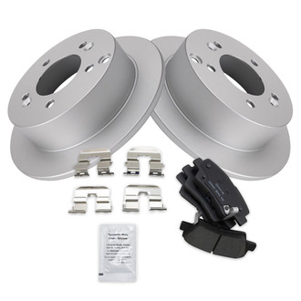 TRQ® - Rear Disc Brake Kit with Ceramic Pads