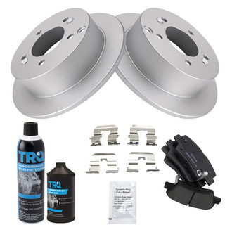 TRQ® - Rear Disc Brake Kit with Ceramic Pads