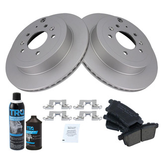 TRQ® - Rear Disc Brake Kit with Ceramic Pads
