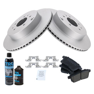 TRQ® - Rear Disc Brake Kit with Ceramic Pads