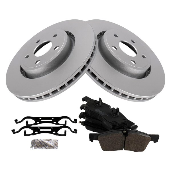 TRQ® - Front Disc Brake Kit with Semi-Metallic Pads