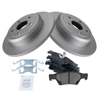 TRQ® - Rear Disc Brake Kit with Ceramic Pads