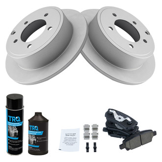 TRQ® - Rear Disc Brake Kit with Ceramic Pads