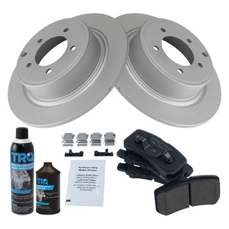TRQ® - Rear Disc Brake Kit with Ceramic Pads