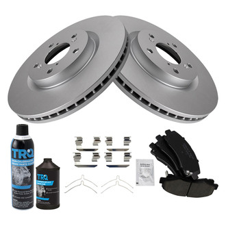 TRQ® - Front Disc Brake Kit with Ceramic Pads
