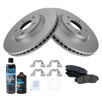 TRQ® - Front Disc Brake Kit with Ceramic Pads