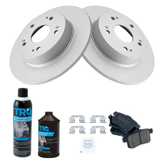 TRQ® - Rear Disc Brake Kit with Ceramic Pads