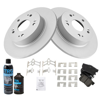 TRQ® - Rear Disc Brake Kit with Ceramic Pads