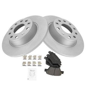 TRQ® - Rear Disc Brake Kit with Ceramic Pads