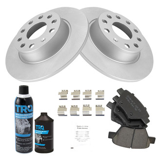 TRQ® - Rear Disc Brake Kit with Ceramic Pads