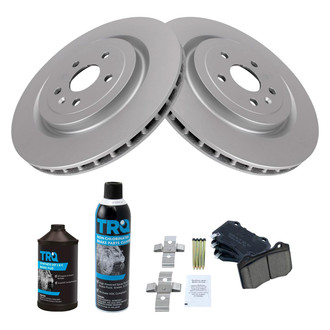 TRQ® - Rear Disc Brake Kit with Ceramic Pads