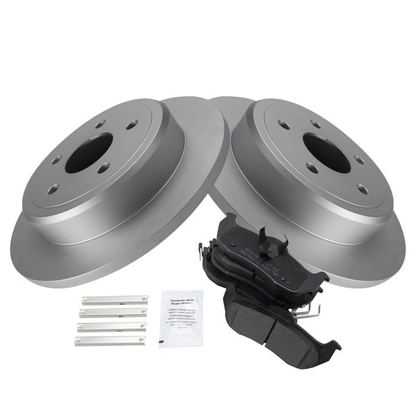 TRQ® - Rear Disc Brake Kit with Semi-Metallic Pads