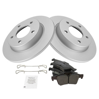 TRQ® - Rear Disc Brake Kit with Ceramic Pads