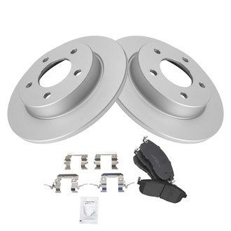 TRQ® - Rear Disc Brake Kit with Ceramic Pads