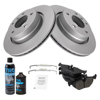 TRQ® - Rear Disc Brake Kit with Semi-Metallic Pads