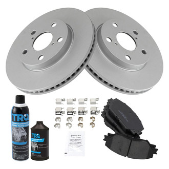 TRQ® - Front Disc Brake Kit with Ceramic Pads
