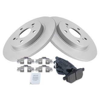 TRQ® - Rear Disc Brake Kit with Semi-Metallic Pads