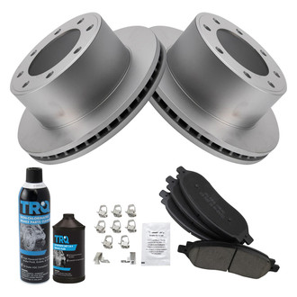 TRQ® - Rear Disc Brake Kit with Ceramic Pads