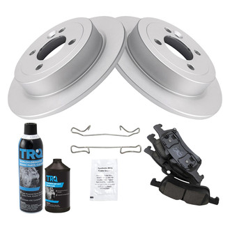 TRQ® - Rear Disc Brake Kit with Ceramic Pads