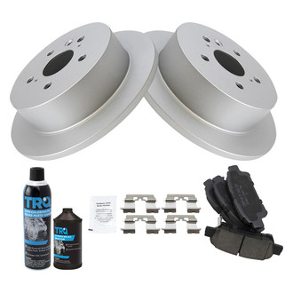 TRQ® - Rear Disc Brake Kit with Ceramic Pads