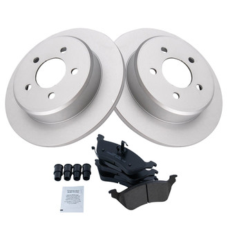 TRQ® - Rear Disc Brake Kit with Ceramic Pads